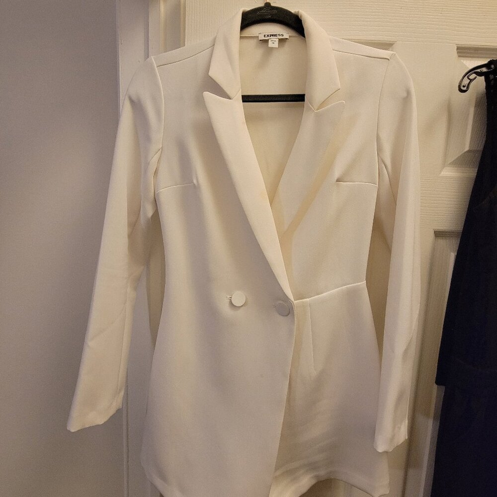 Express Mini Blazer Skort Dress